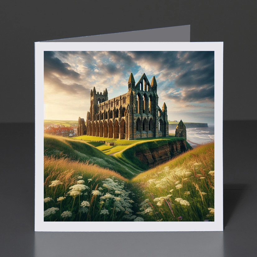 11- Greeting Card Yorkshire - Whitby Abbey 002