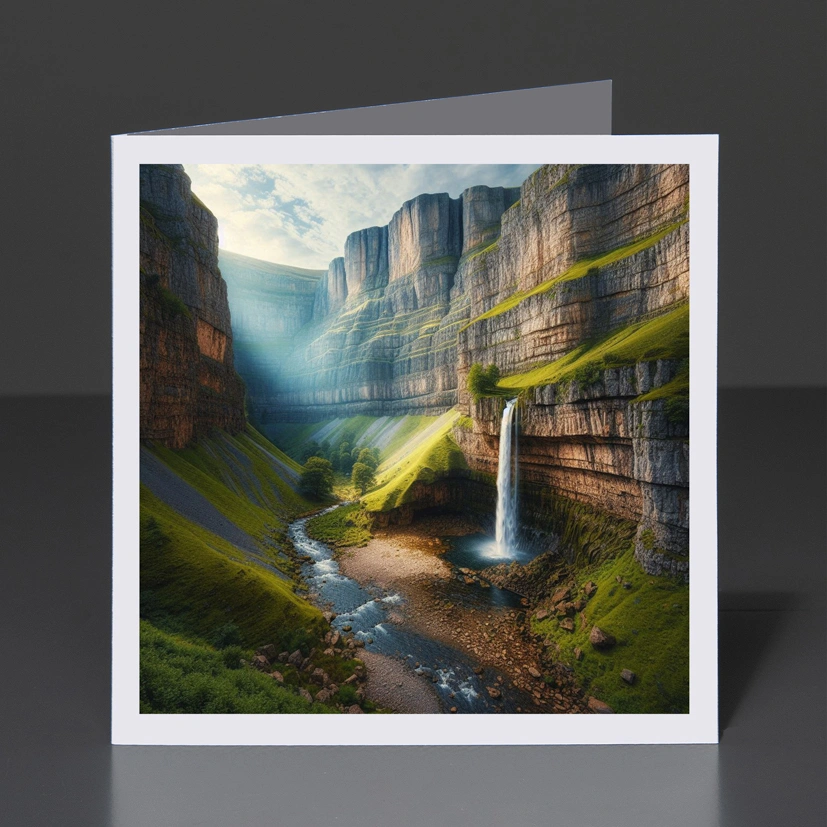 12- Greeting Card Yorkshire - Gordale Scar 002