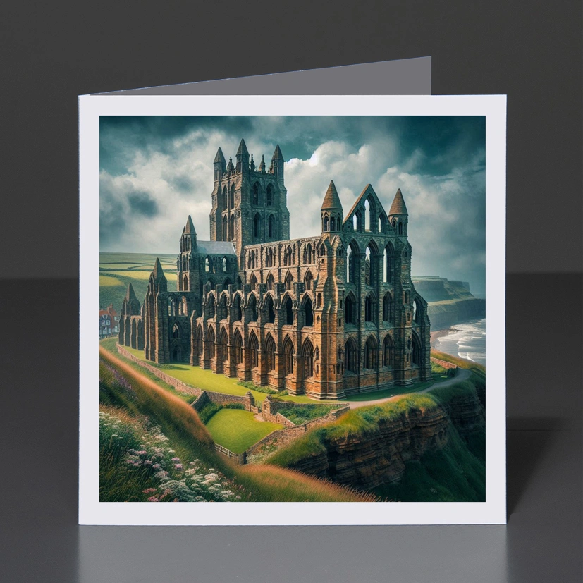 14- Greeting Card Yorkshire - Whitby Abbey 003