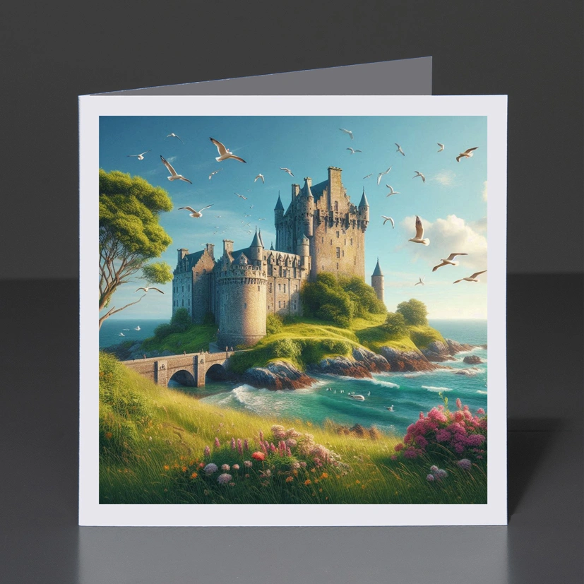 16- Greeting Card Yorkshire - Scarborough Castle 004