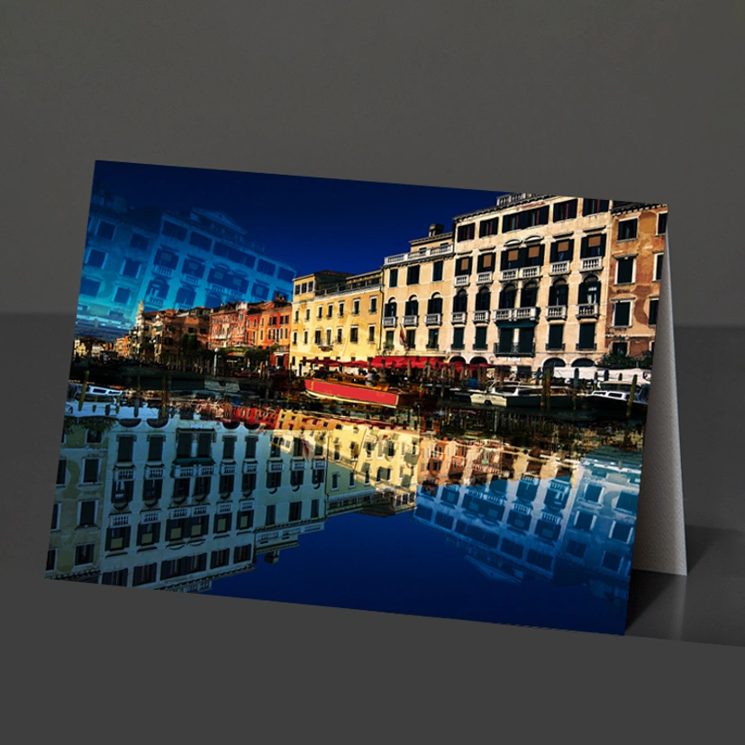 17- Card Design 166 Abstract Venice Colour