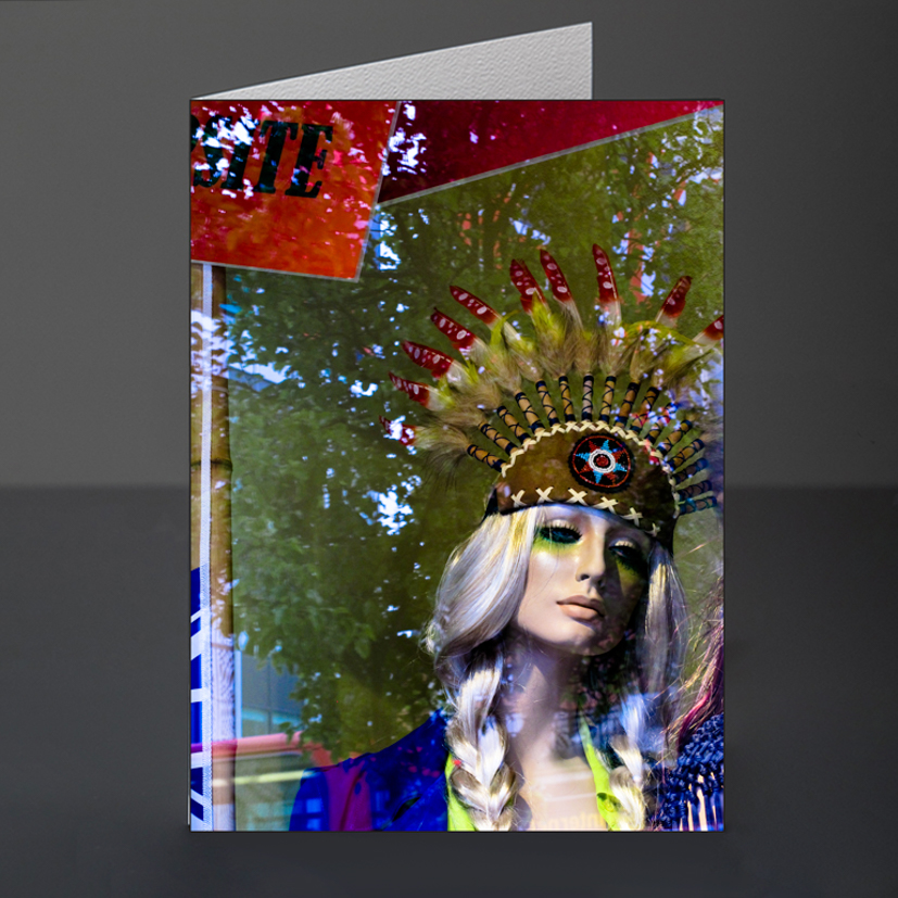 17- Faces Card Design 240 Mannequin