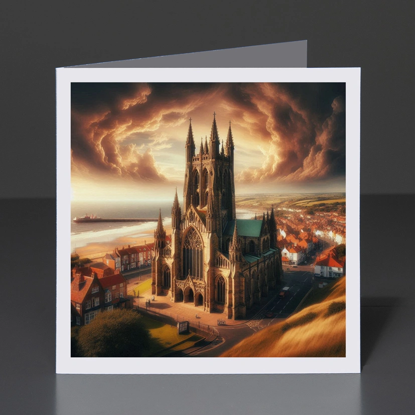 2- Greeting Card Yorkshire - Saint Marys Church 1