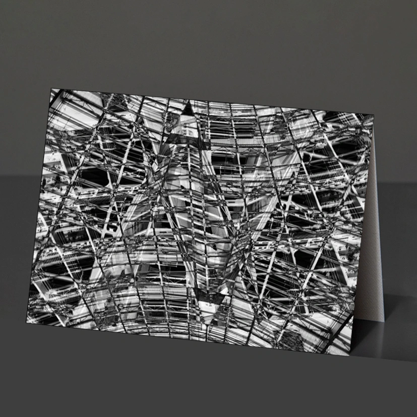 20- Card Design 174 Abstract Tokyo BW