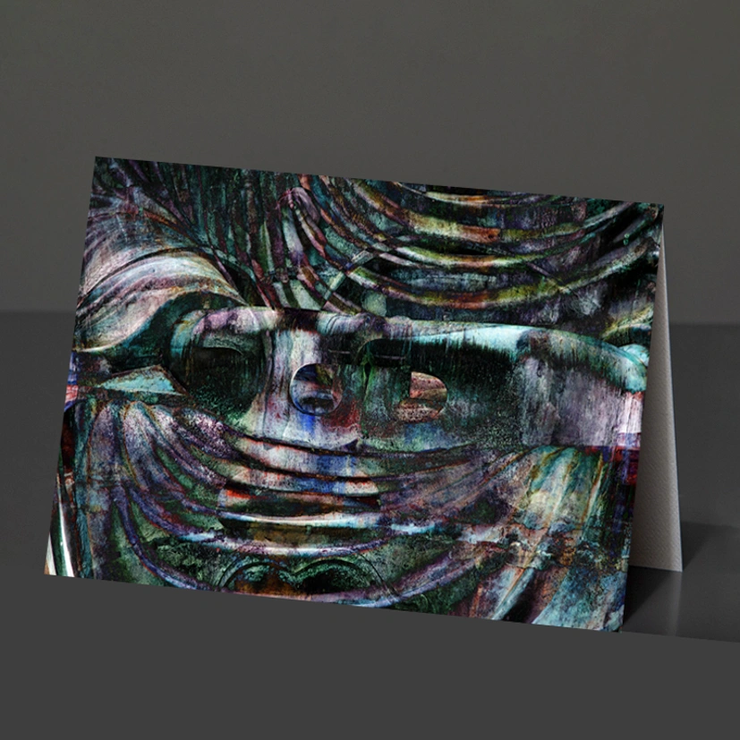 21- Card Design 175 Budha Hands Abstract