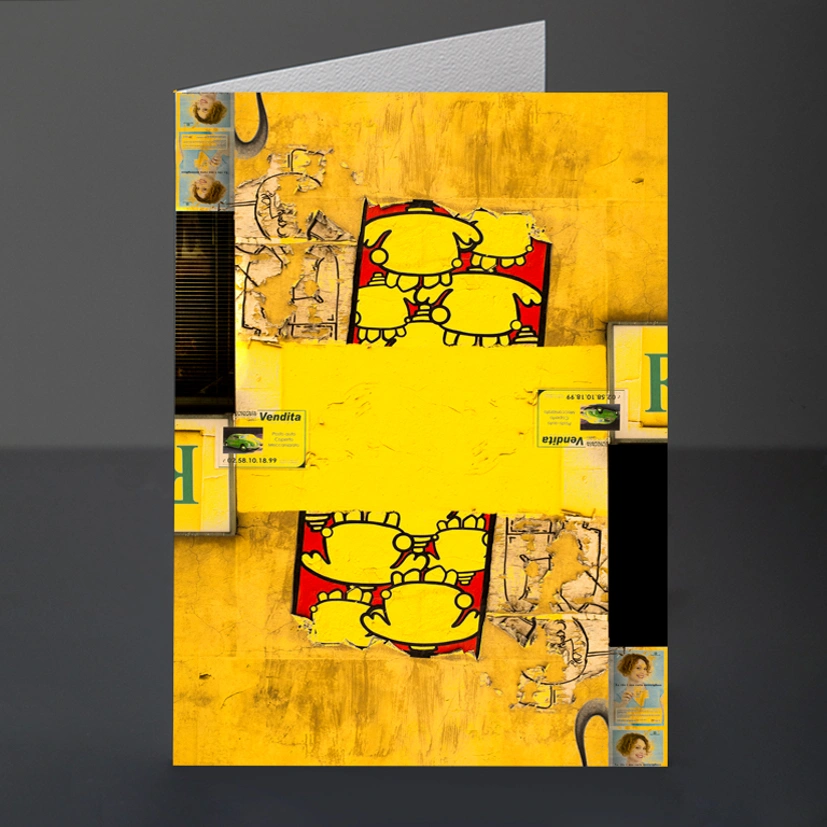 24- Card Design 187 Little Yellow Men