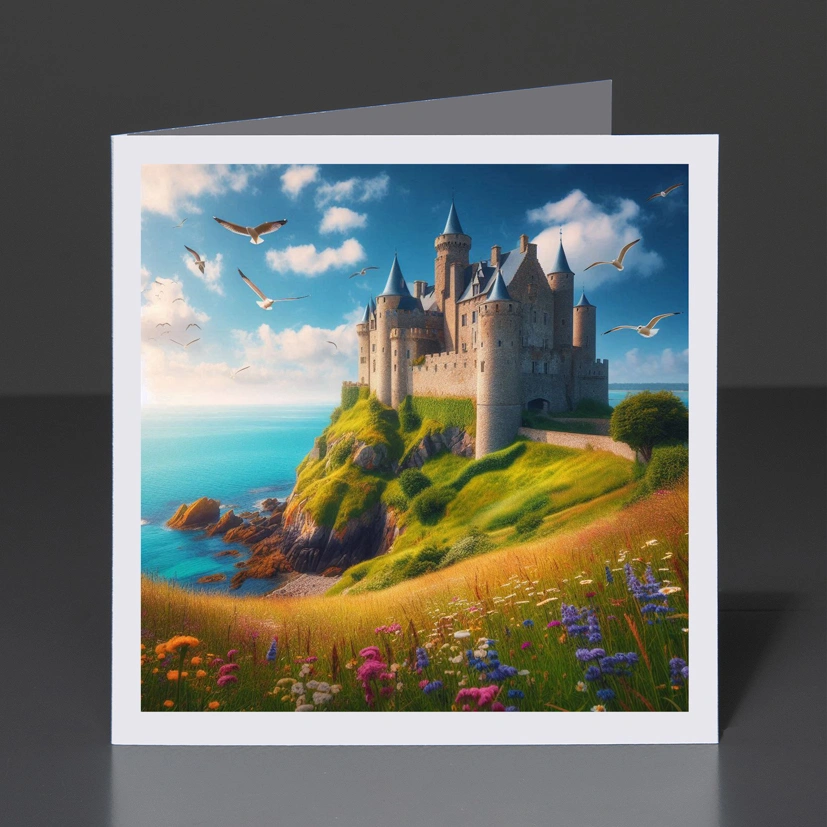 30- Greeting Card Yorkshire - Scarborough Castle 002