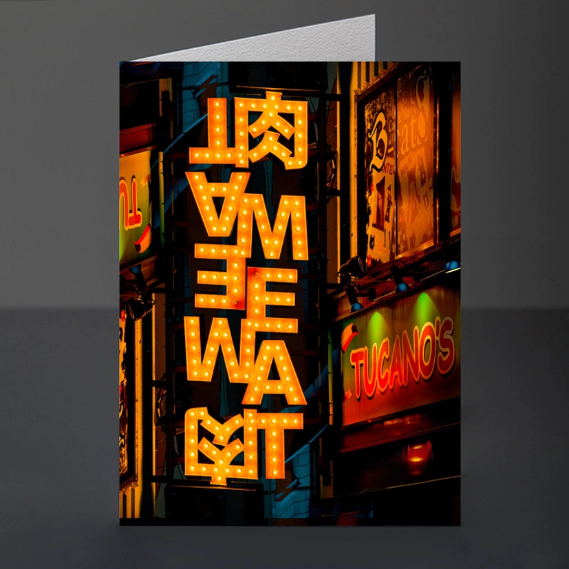 33- Card Design 218 MEAT Tokyo
