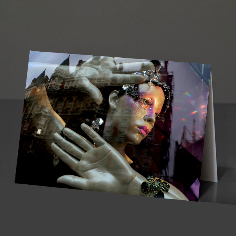 35- Faces Card Design 238 Mannequin