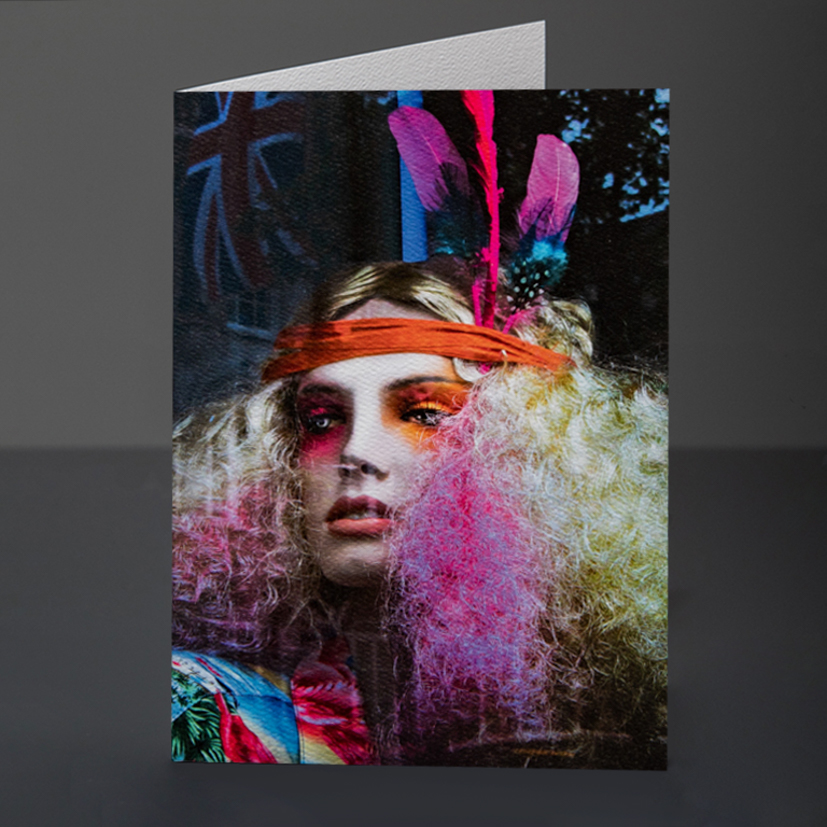 4- Faces Card Design 030-52