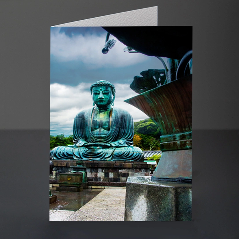 5- Card Design 223 Budha Kamakura Colour