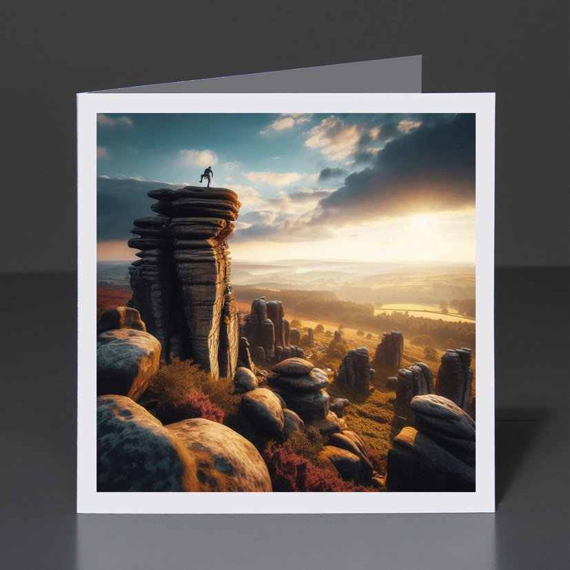 5- Greeting Card Yorkshire - Brimham Rocks 3