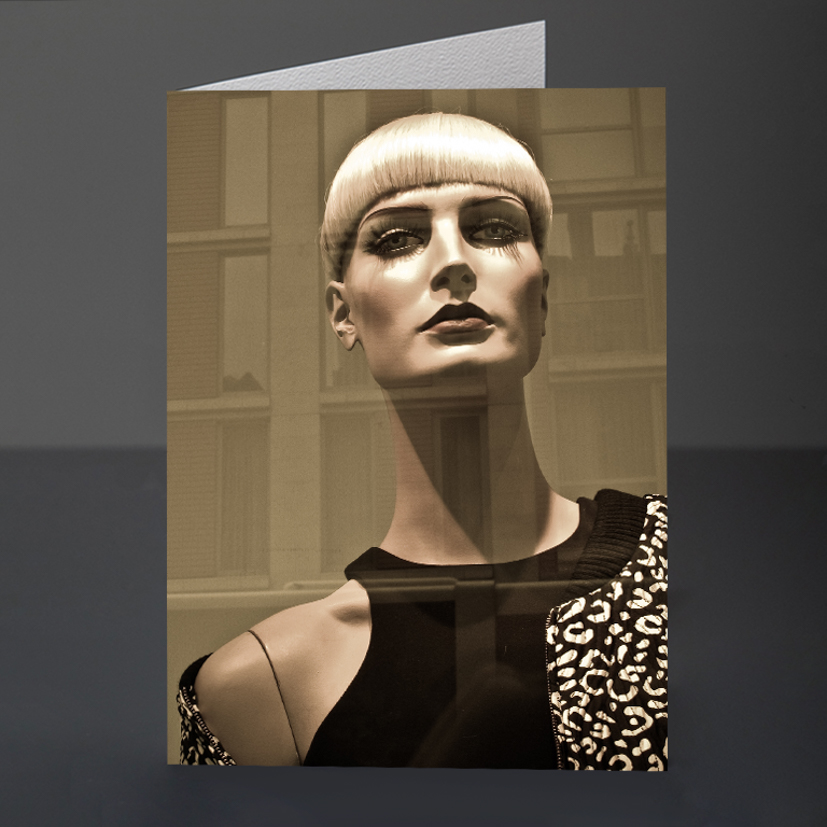 6- Faces Card Design 258 Mannequin