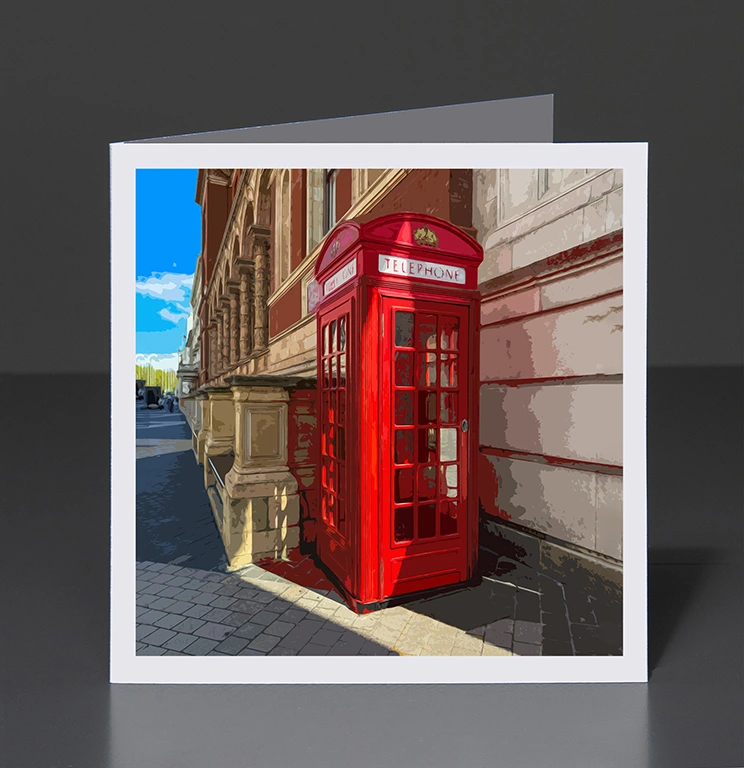 68- Display LONDON RED PHONE BOOTH 10A-1