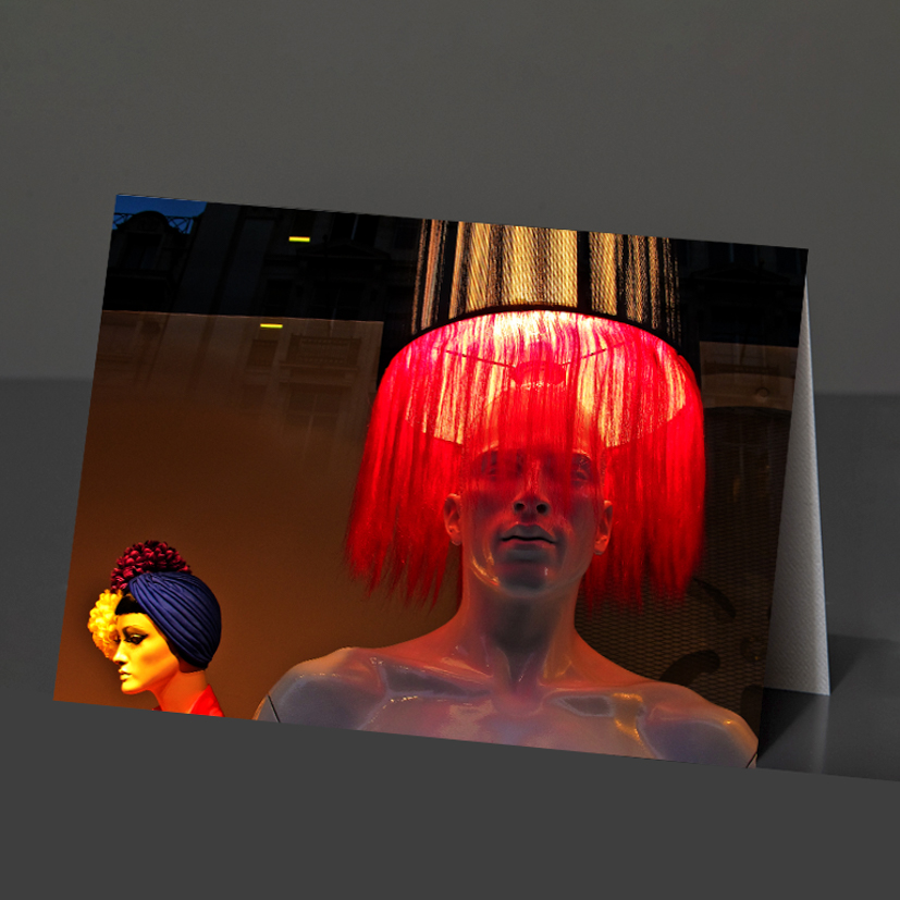 9- FACES Card Design 272 Mannequin