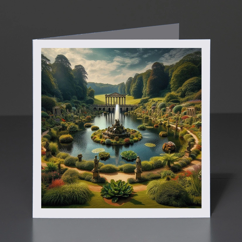 9- Greeting Card Yorkshire - Studley Water Garden 004
