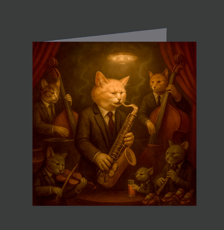 16. Jazz Cat Sax 02-1062