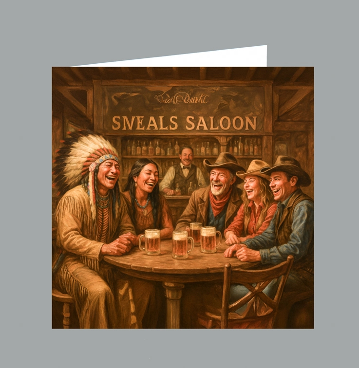 18 COWBOYS in Saloon V1  DISPLAY