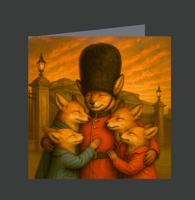 28. Fox Family at Buckingham Palace 12A-1072