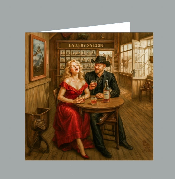 29 COWBOYS in Saloon V20-A  DISPLAY