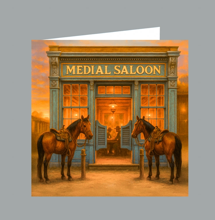 35 COWBOYS AT SALOON V3-E  DISPLAY