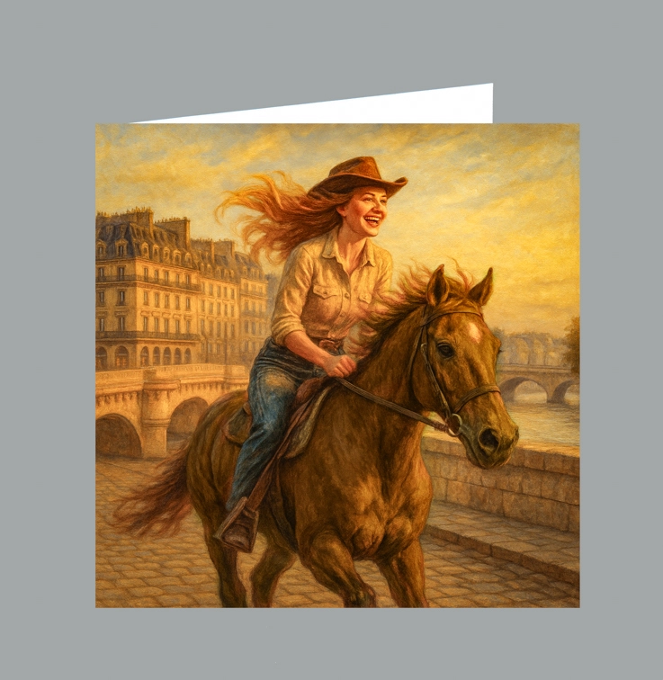 38 COWBOYS AT HOTEL DE VILLE V1-2  DISPLAY