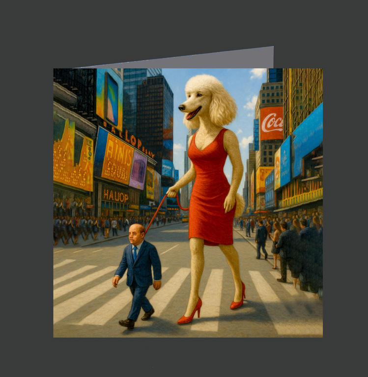 4. Poodle Walks Her Man 01-1001