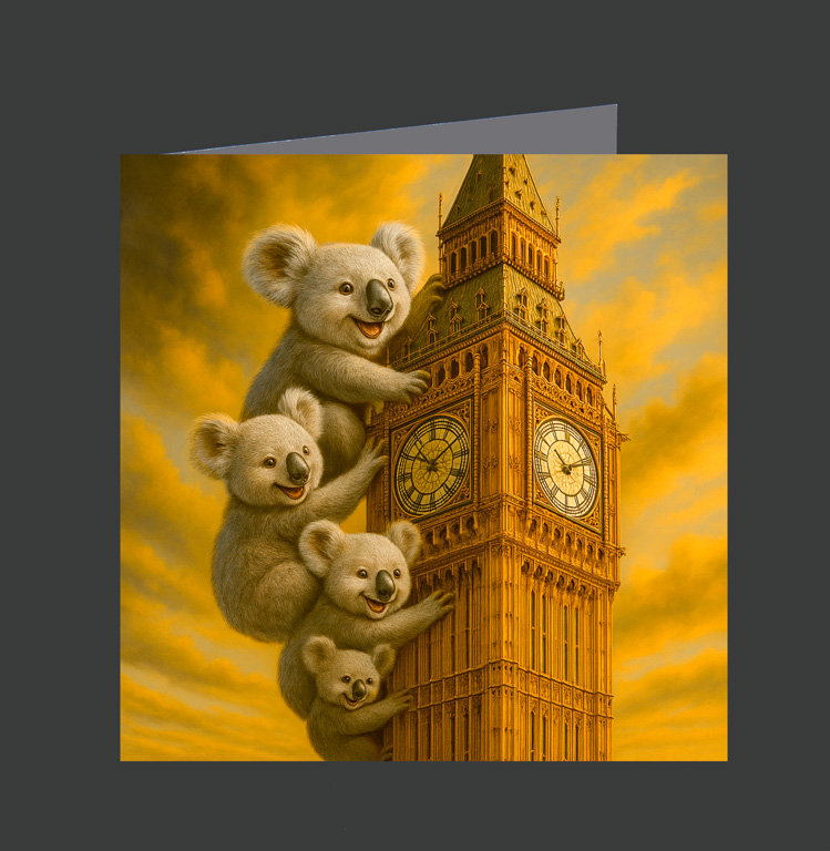 40. Koala Family Climb Big Ben 01-1027