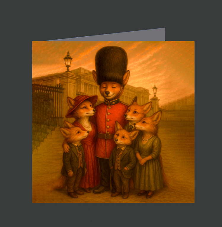 9. Fox Family at Buckingham Palace 14A-1073