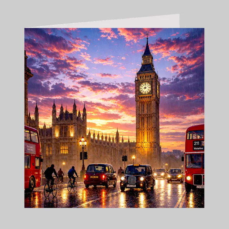Westminster Bridge Sunset V1B FF DISPLAY
